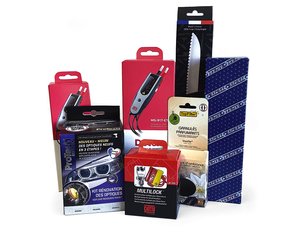 Emballages, packaging et blisters pour l'outillage et l'industrie
