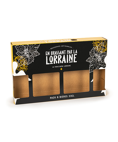 Réalisation et impression du packaging coffret bière pour "En Brassant par la Lorraine"